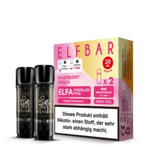 Elfbar Elfa - Pod Raspberry Peach 20mg /2er Pack