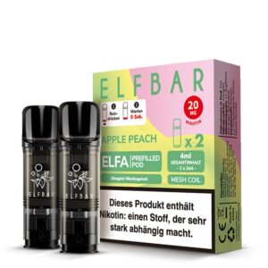 Elfbar Elfa - Pod Apple Peach 20mg /2er Pack
