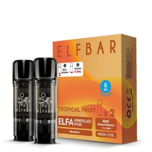 Elfbar Elfa - Pod Tropical Fruit 0mg /2er Pack