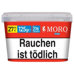 Moro Rot Volumen Tabak Box 125g