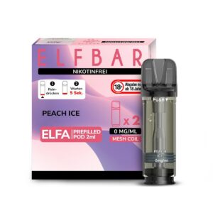 Elfbar Elfa - Pod Peach Ice 0mg /2er Pack
