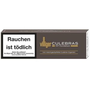 Villiger Virginias Culebras mit Mundstück /6er