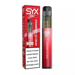 SYX Bar E-Shisha - Strawberry Ice Cream 20mg