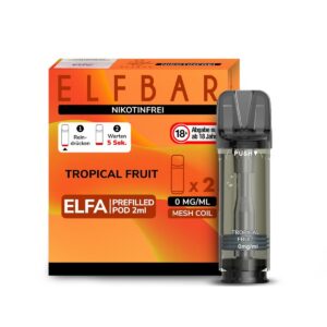 Elfbar Elfa - Pod Tropical Fruit 0mg /2er Pack