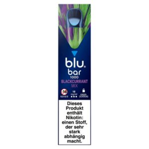 blu bar 1000 E-Shisha - Blackcurrant Mix 18mg