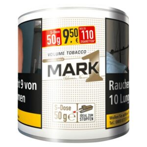 Mark One Volumentabak Gold 50g Dose