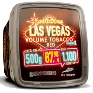 Las Vegas Red Volume Tobacco 500g Box