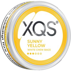 XQS Sunny Yellow White Chew Bags #3 15g Kautabak